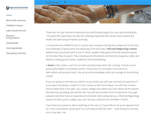 Tablet Screenshot of magichandsbirth.com